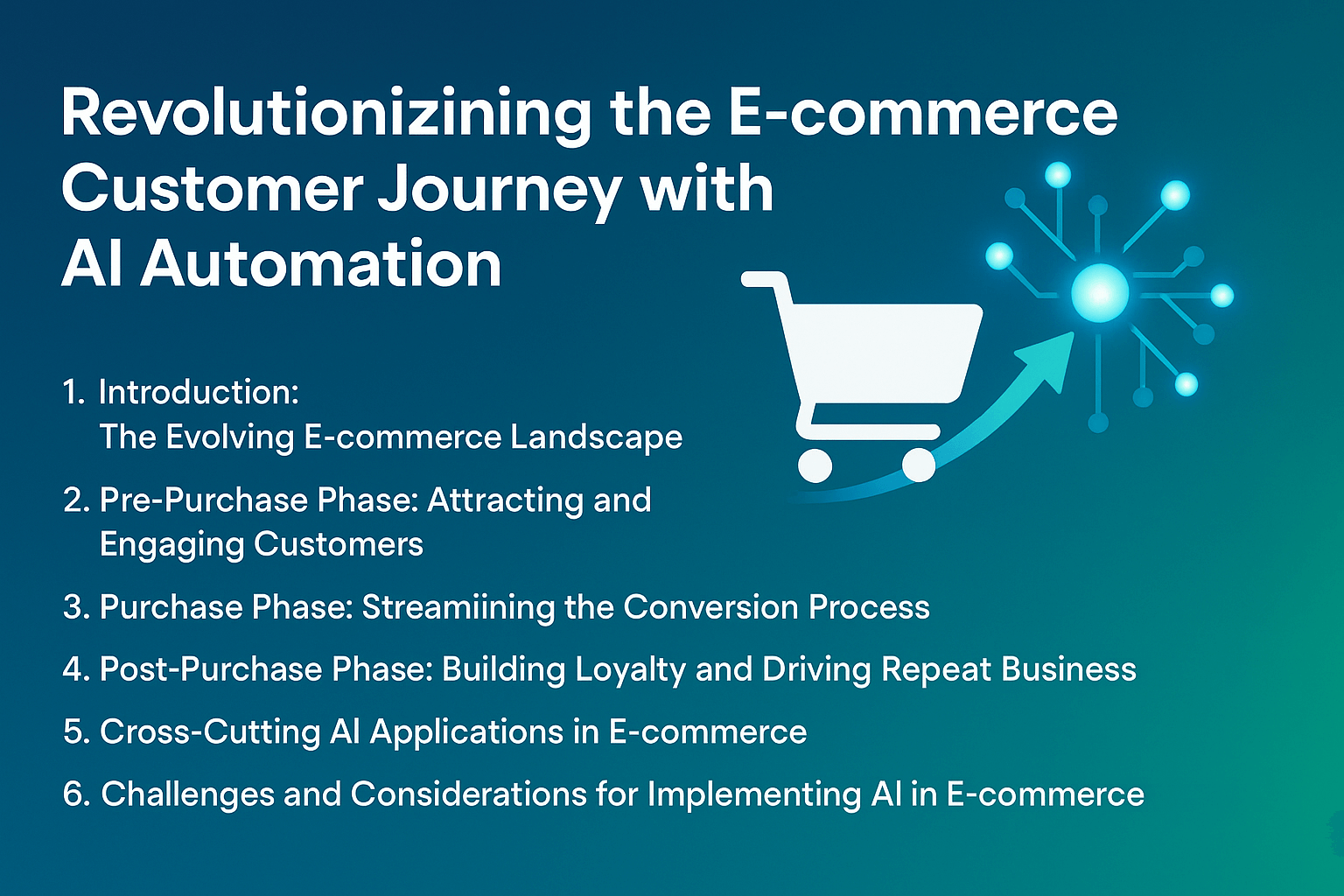 Revolutionizing the E-commerce Customer Journey with AI Automation