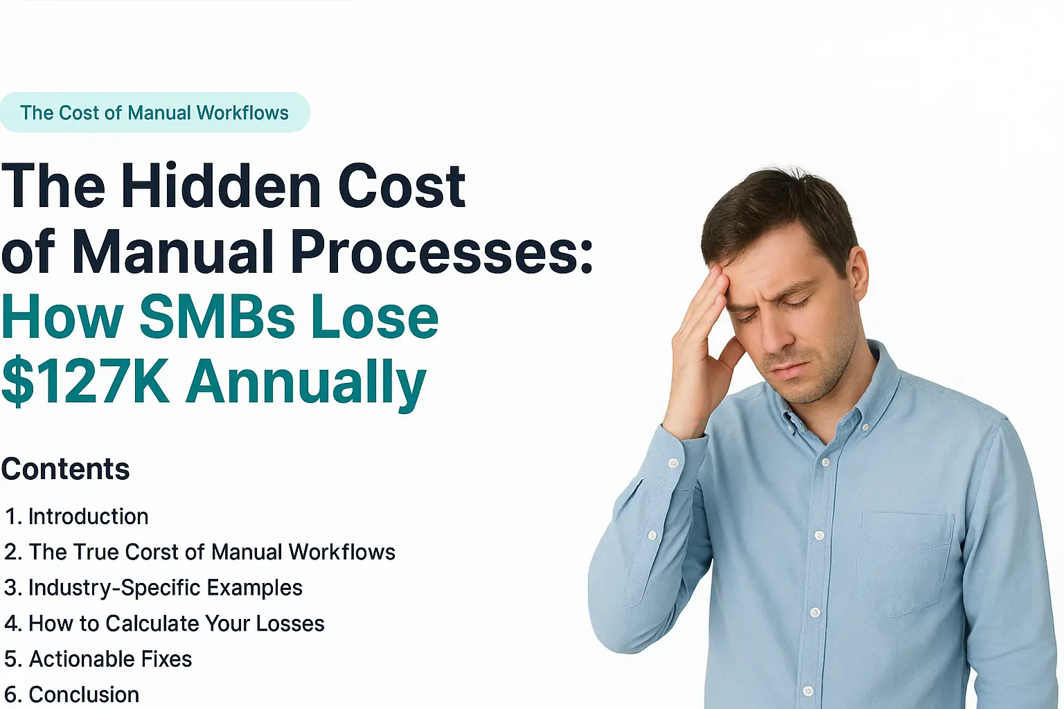 The Hidden Cost of Manual Processes: How SMBs Lose $127K Annually